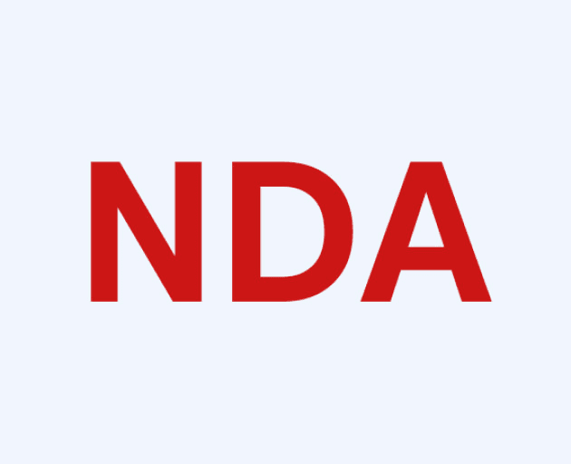 NDA visual: confidential project